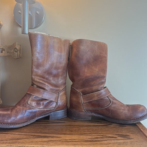 Bed Stu Women's Hustle Motorcycle Boot; Tan Rustic size 8 - Picture 7 of 9